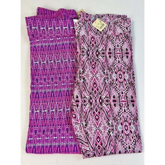 2 American Eagle Patterned Lounge Yoga Legging Pants Lot New w/ Tag Women Size S - Picture 2 of 5